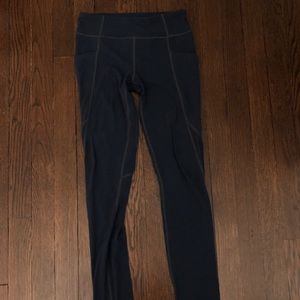 Athleta Girl “Stash Your Treasures Tight” Dark Green Leggings